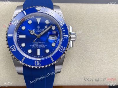 SK Factory Rolex Submariner 41mm Dandong 3135 Movement Blue Ceramic Bezel/Rubber Watch